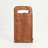 Double Leather Wine Bag - Pepper - 4