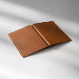 Leather Menu Cover - Ginger - A4 1