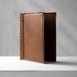 Leather Menu Cover - Butterscotch - A4 4
