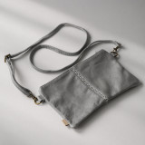 Essence Leather Clutch Crossbody Bag - Pepper 4