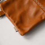 Essence Leather Clutch Crossbody Bag - Ginger 3
