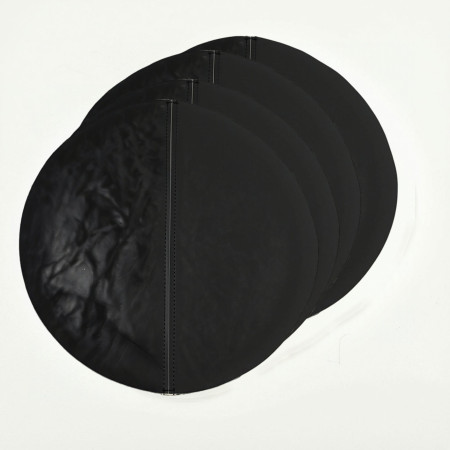 Leather Placemats (Set of 4) - Black 5