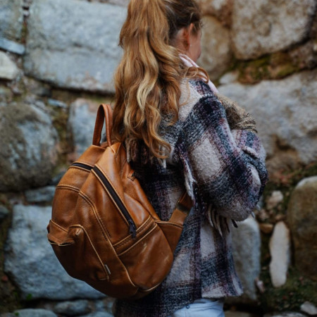 Daily Leather Backpack - Butterscotch 5