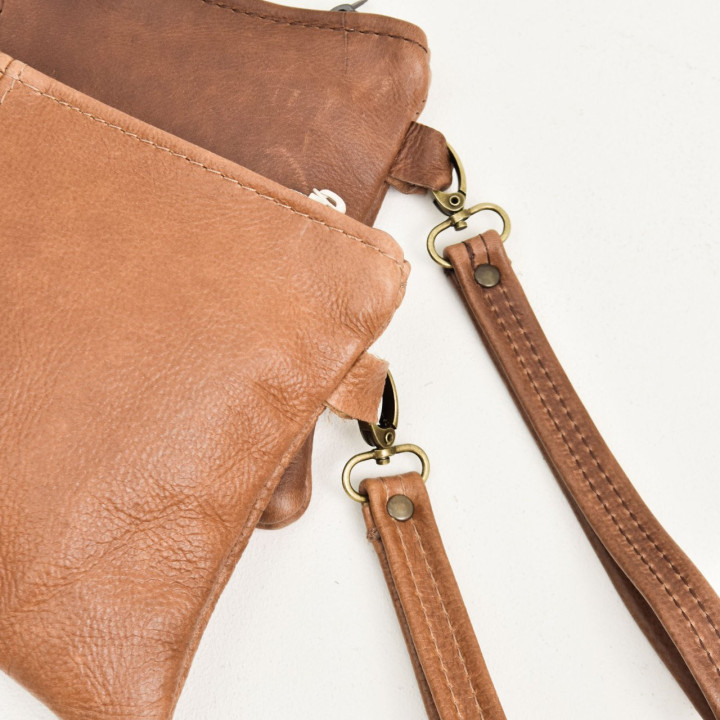 Maggie Leather Handsling Bag - Pepper - 3