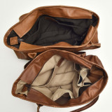 Rowan Leather Leisure/Nappy Bag - Ginger - 2