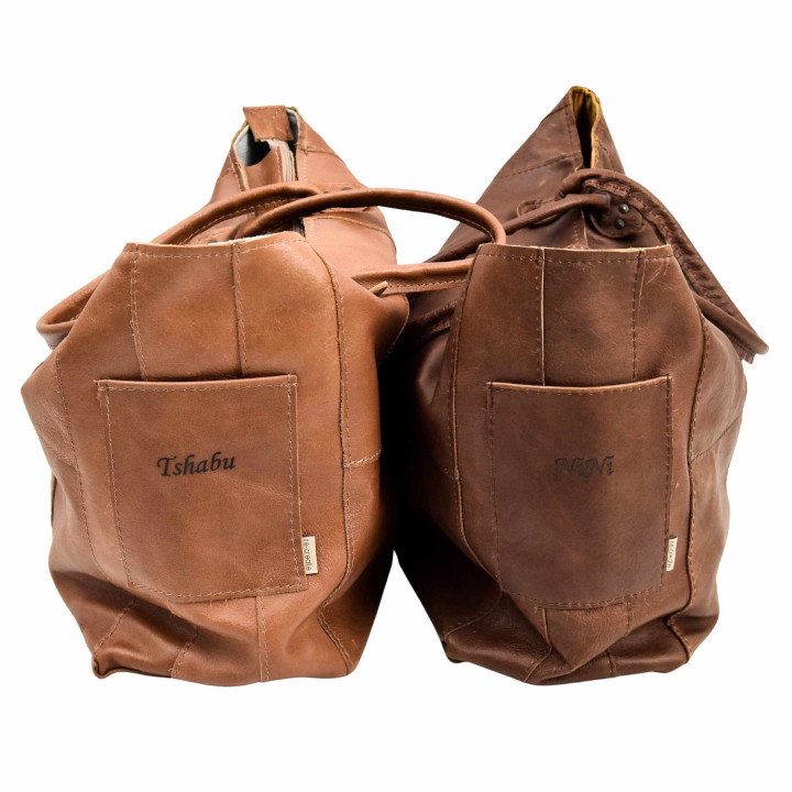 Sierra Oversized Leather Tote Bag - Buttterscotch - 7