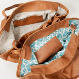 Sierra Oversized Leather Tote Bag - Pepper - 6