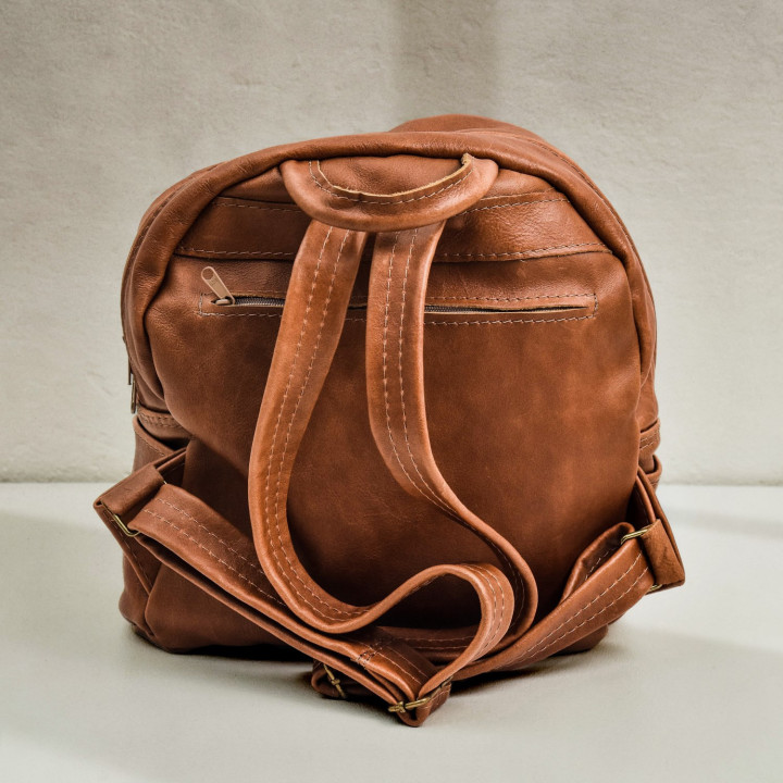 Daily Leather Backpack - Pepper - 2