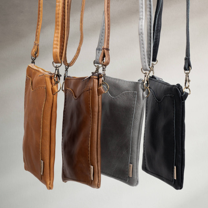 Scout Leather Cellphone Pouch - Ginger - 2