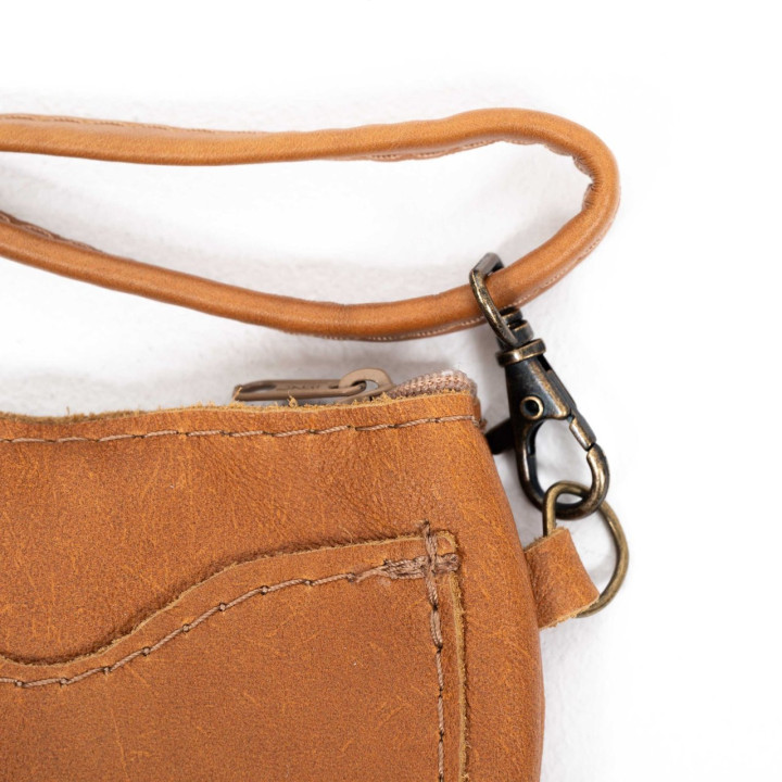 Scout Leather Cellphone Pouch - Ginger - 6