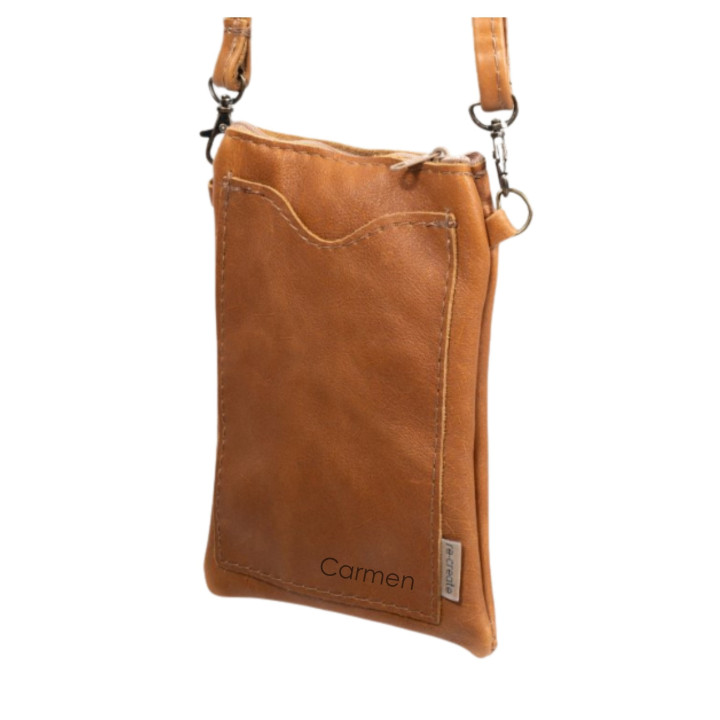 Scout Leather Cellphone Pouch - Pepper - 4