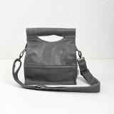 Nosh Leather Lunch Bag - Mystique Black - 3