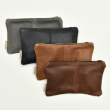 Maggie Leather Clutch Bag - Butterscotch - 2