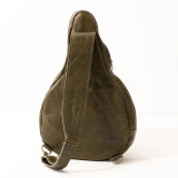 Spin Leather Padel Racket Bag - Olive - 3