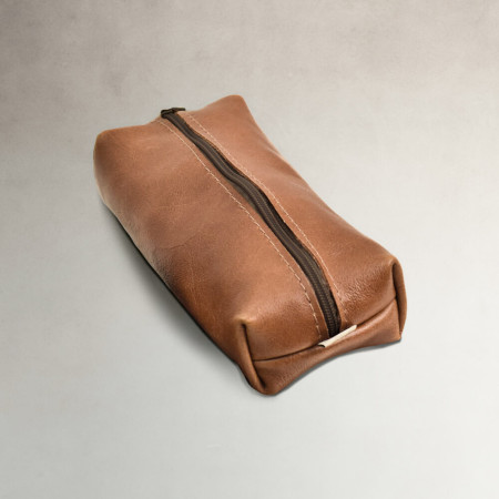 Leather Pencil Case - Butterscotch