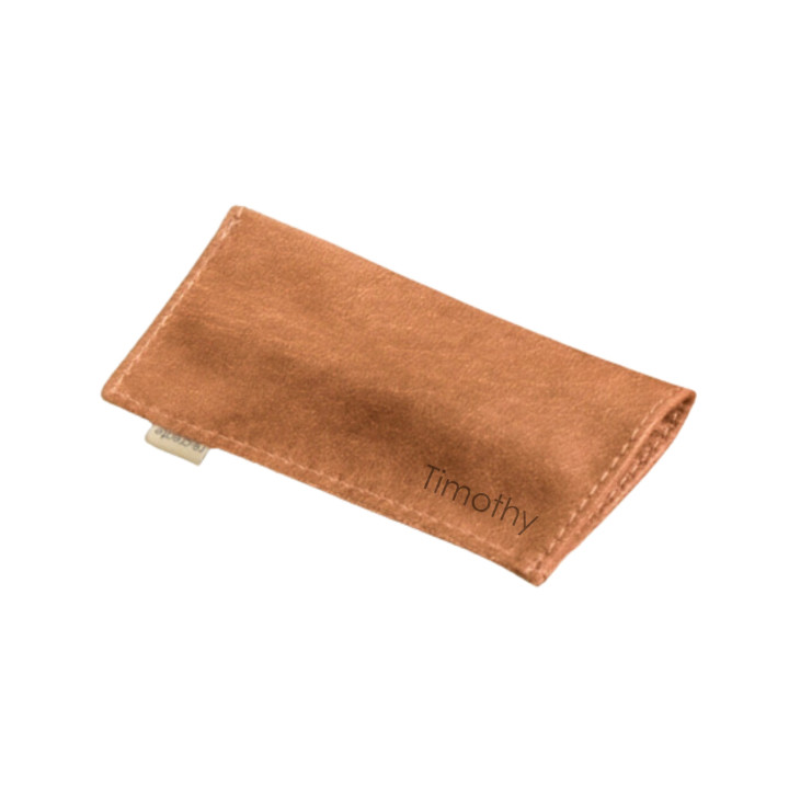 Leather Sunglass Pouch - Pepper - 4