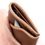 Leather Credit Card Holder - Black - 3