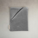 Leather Credit Card Holder - Pepper - 1