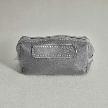 Leather Cosmetic Bag - Pepper