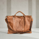 Sterling Leather Laptop Bag - Ginger - 5