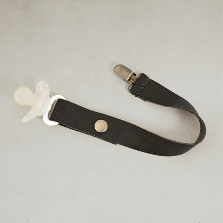 Leather Dummy Clip - Black