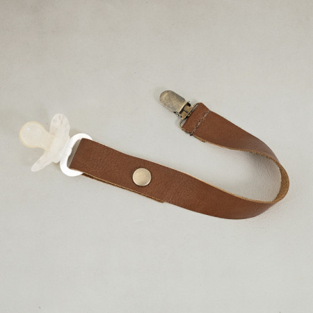 Leather Dummy Clip - Butterscotch