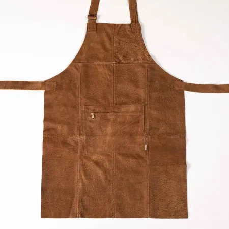 Full Leather Apron - Caramel - 1