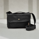 Tinka Leather Crossbody Bag - Mystique Black - 1