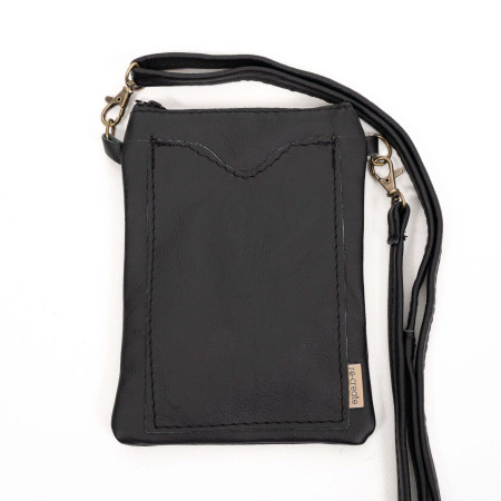 Scout Leather Cellphone Pouch - Mystique Black