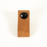Leather Pull Strap Drawer Handle - Ginger - 1