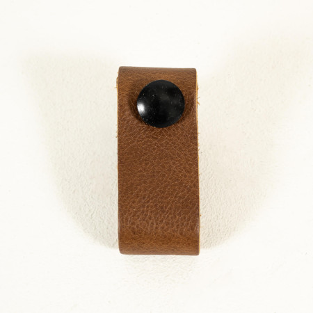 Leather Pull Strap Drawer Handle - Butterscotch