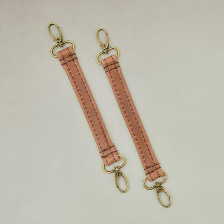 Leather Stroller Straps - Ginger