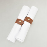 Leather Napkin Rings - Ginger - 1