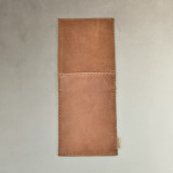 Leather Pouch Cutlery Holder - Ginger - 1