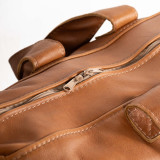 Voyager Leather Duffel Bag - Ginger - 3