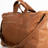Voyager Leather Duffel Bag - Pepper - 4