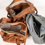Voyager Leather Duffel Bag - Pepper - 5