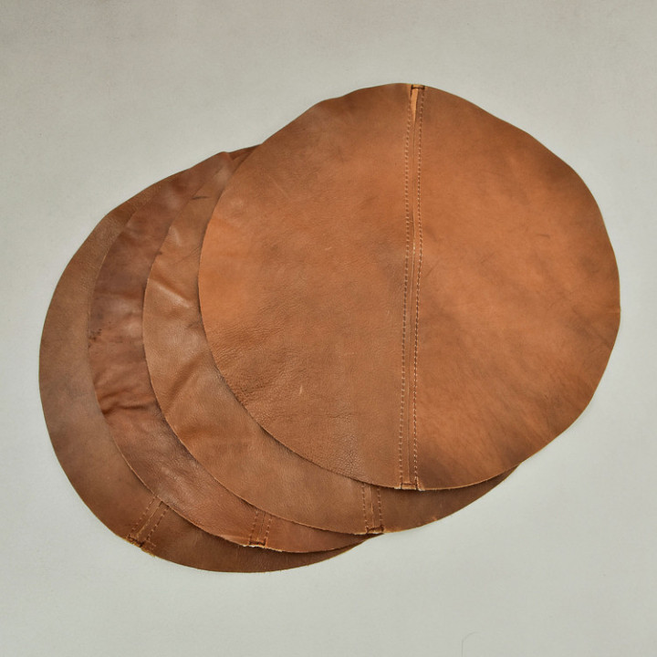 Leather Placemats (Set of 4) - Ginger - 1