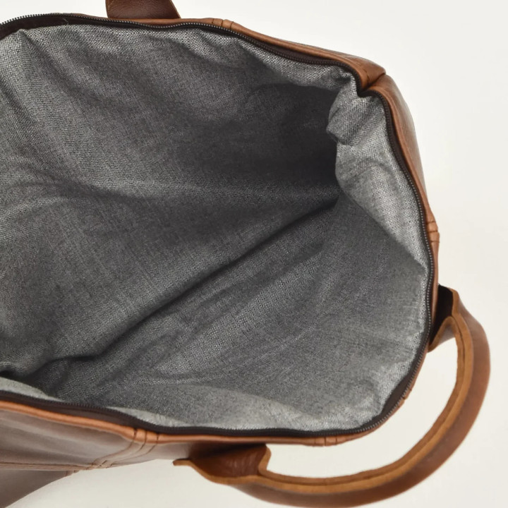 Quill Leather Laptop Pouch - Butterscotch - 2