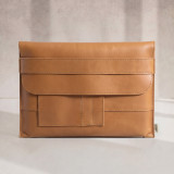 Envelope Leather Laptop Sleeve - L - WH Caramel - 1