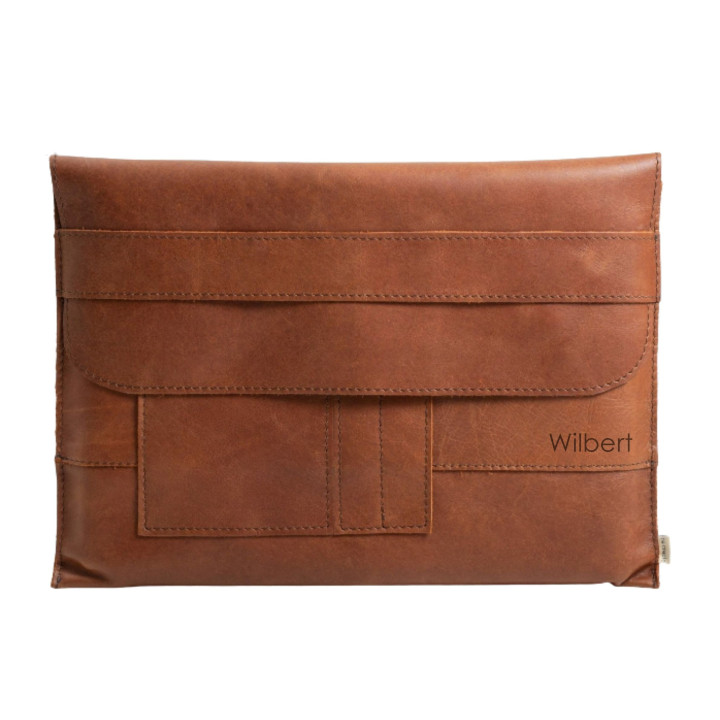 Leather Laptop Sleeve - Black - 13/14 inch - 6