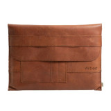 Leather Laptop Sleeve - Black - 13/14 inch - 6