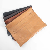 Envelope Leather Laptop Sleeve - L - WH Brown - 7