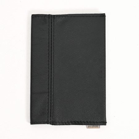 A5 Leather Notebook Cover - Black