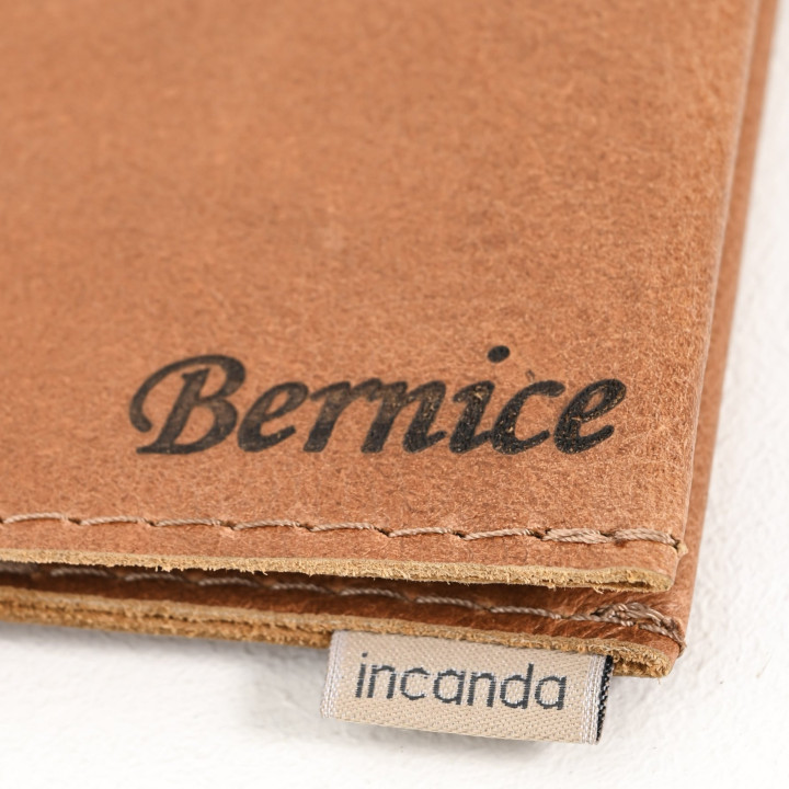 Leather Notebook Cover- A4/A5 - Pepper - A5 - 2