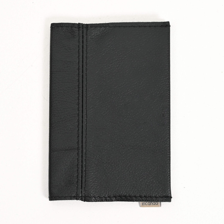 Leather Notebook Cover- A4/A5 - Black - A4 - 1