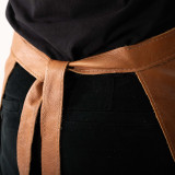 Leather Waiter Half-Apron - Butterscotch - 5