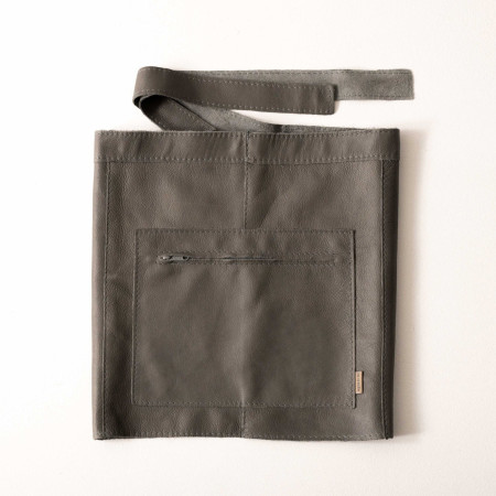Leather Waiter Half-Apron - Pepper