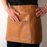 Leather Waiter Half-Apron - Pepper - 2