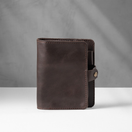 Leather Cable & Tech Organiser (Electronic Travel Pouch) - Brown